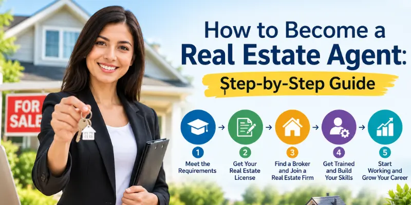 Step-by-step guide to becoming a real estate agent