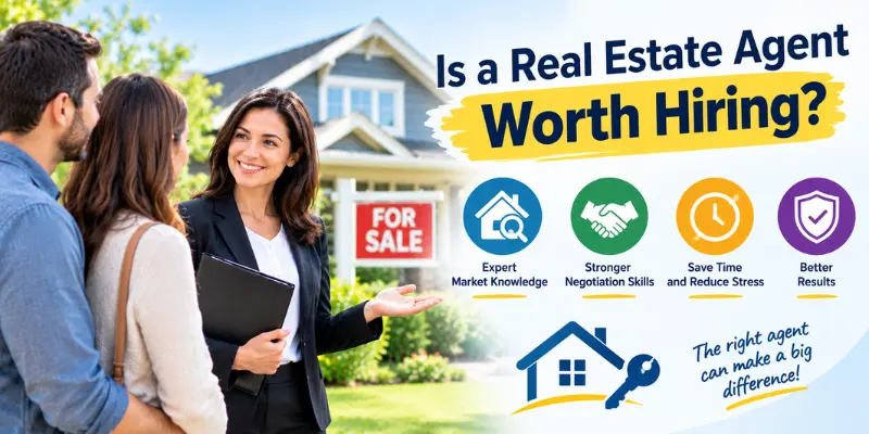 Client consulting a real estate agent about a property